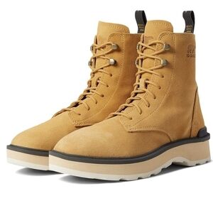 SOREL Hi-Line Lace-Up Combat Boot in Geo Yellow